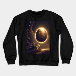 Magic Gold Dragon Egg Crewneck Sweatshirt